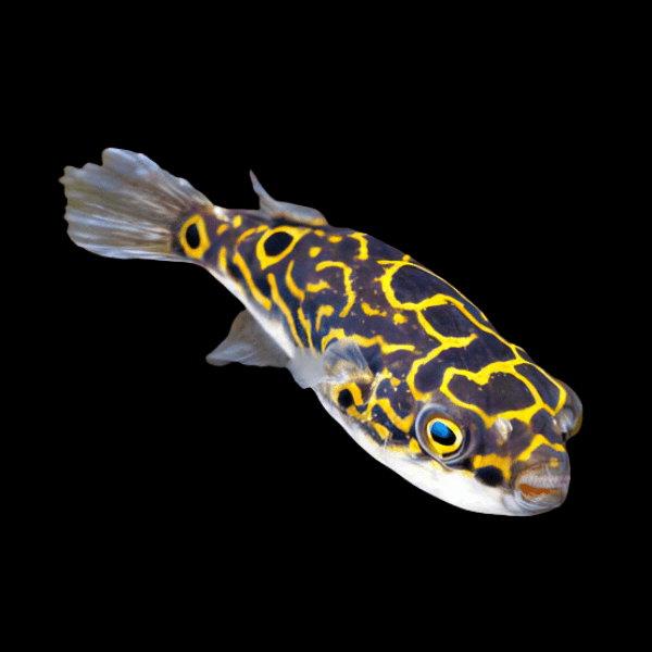 Figure Eight Pufferfish Tertaodon Biocellatus 3cm