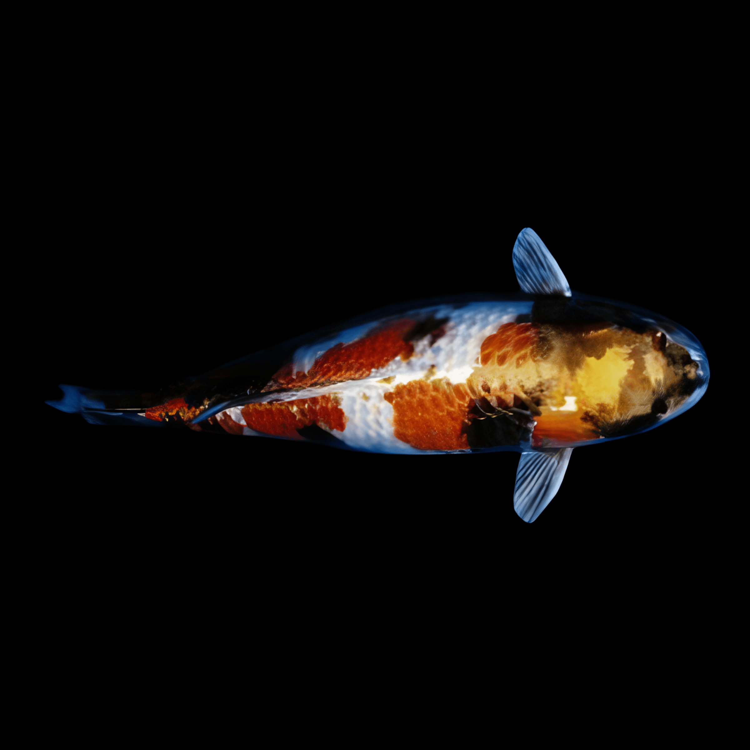 Kin Showa Japanese Koi Carp Cyprinus Carpio