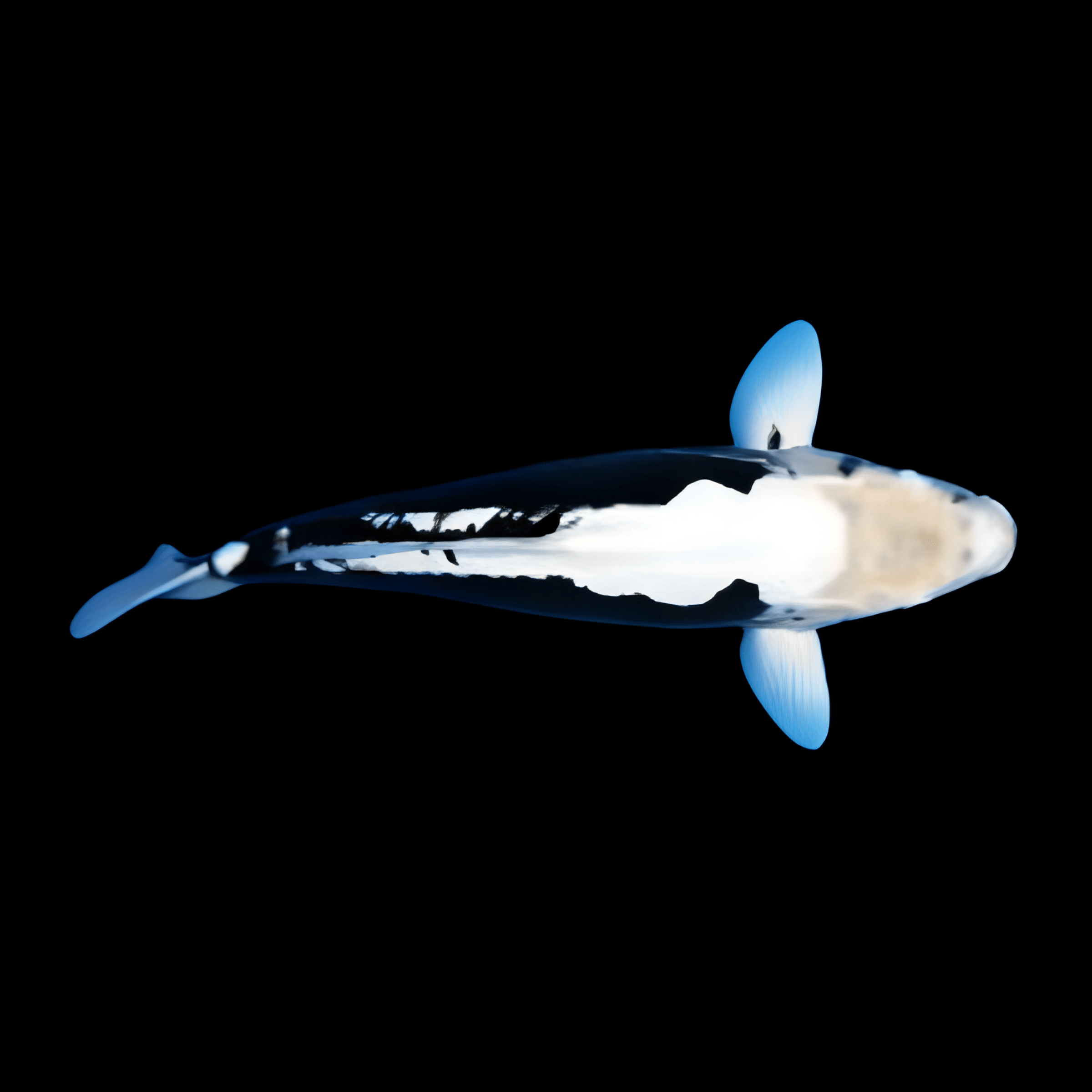 Kumonryu Japanese Koi Carp Cyprinus Carpio