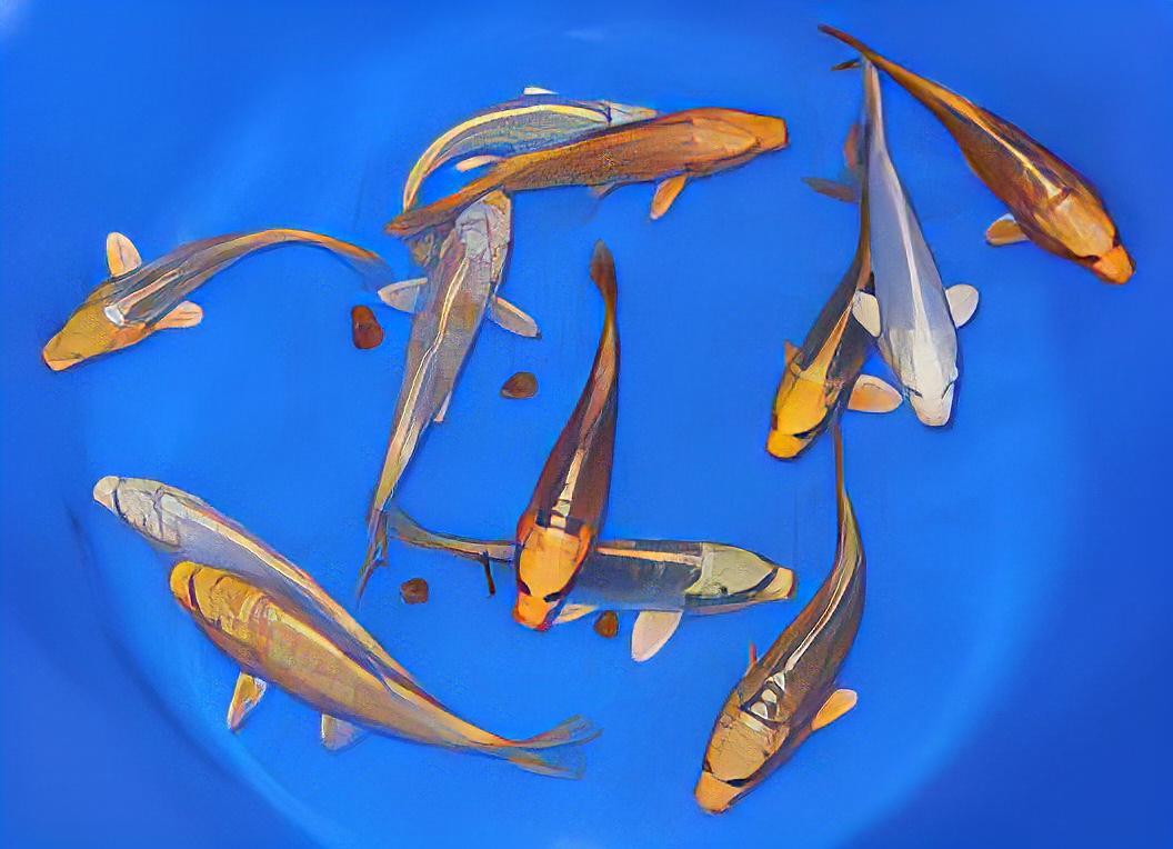 x75 Assorted Grade A Metallic Koi Carp Cyprinus Carpio 10cm - Auction - Image 8