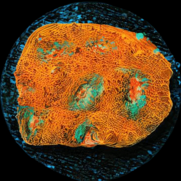 Orange Challice Hard Coral Frag Echinophylia Sp - Image 2