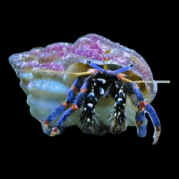 True Blue Legged Hermit Crab Clibanarius Tricolor