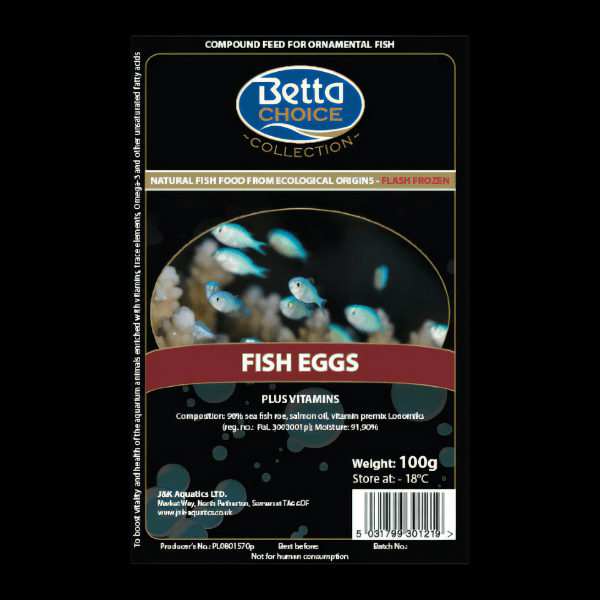 Betta Choice Fish Eggs Blister Pack x 10