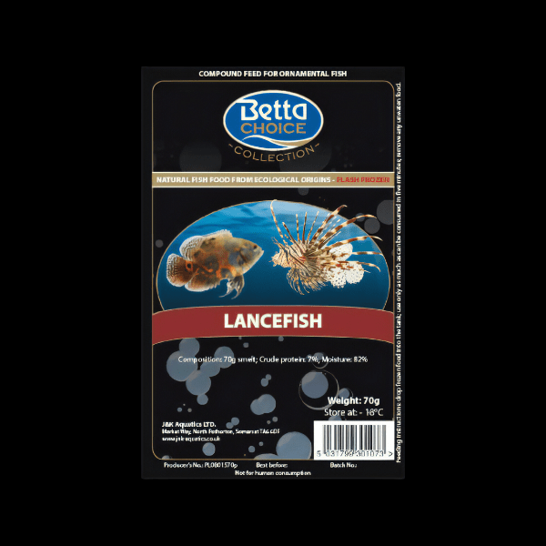 Betta Choice Lance Fish 70g Blister Pack x 10