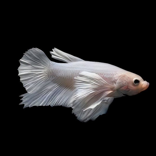 Dumbo Betta Female Platinum 3cm