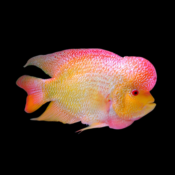 Full Pearl Golden Monkey Flowerhorn Grade A 12cm Male