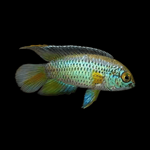 Golden Eyed Dwarf Cichlid Nannacara Anomala 3cm