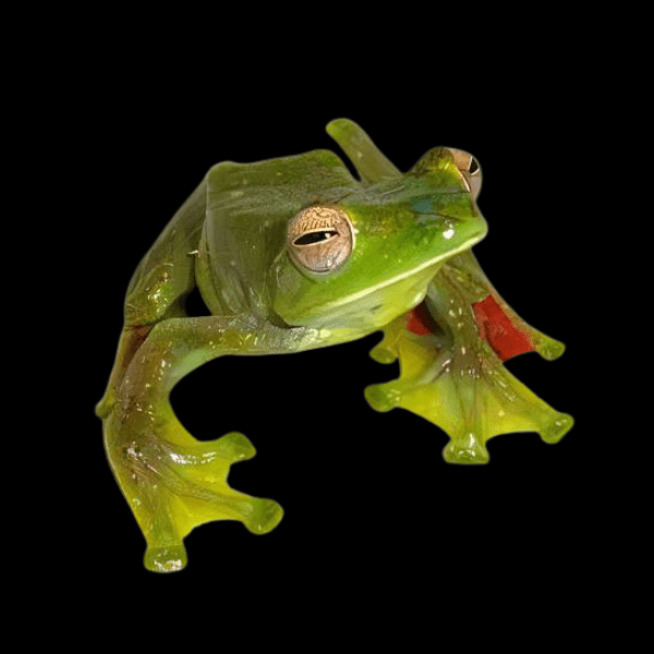Maylayan Flying Frog Rhacophorus Prominanus 5cm