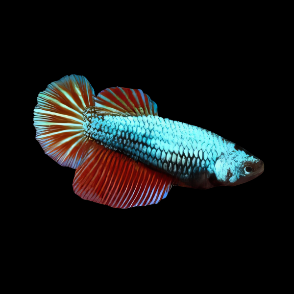 Premium Betta Female Dragon Turquoise Based 3cm