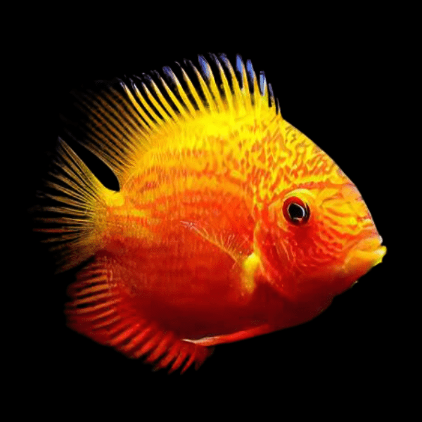 Red Spotted Gold Severum Cichlid Heros Efasciatus 5cm