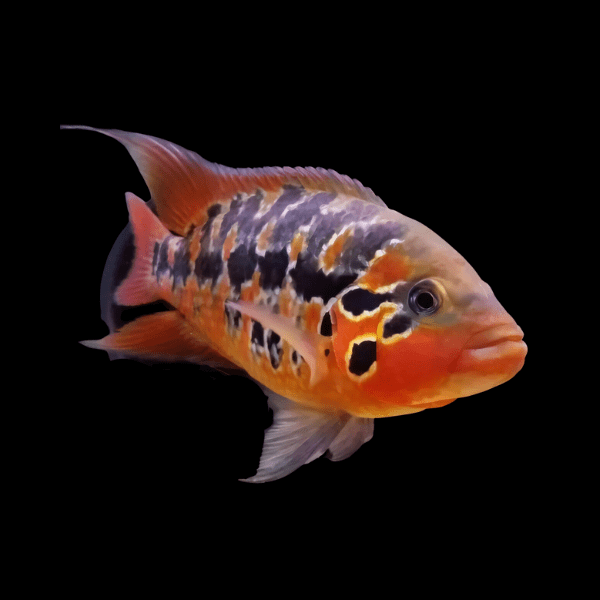 Red Tiger Cichlid Parachromis Motaguensis 5cm