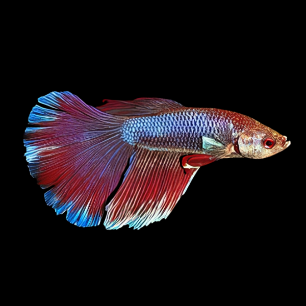Super Delta Betta Female Red Base 3cm